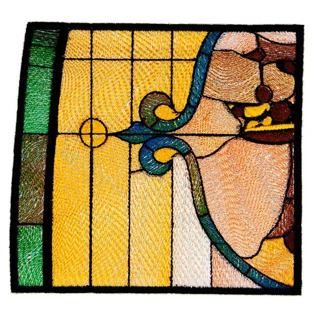 BFC2007 Earth Tones Stained Glass