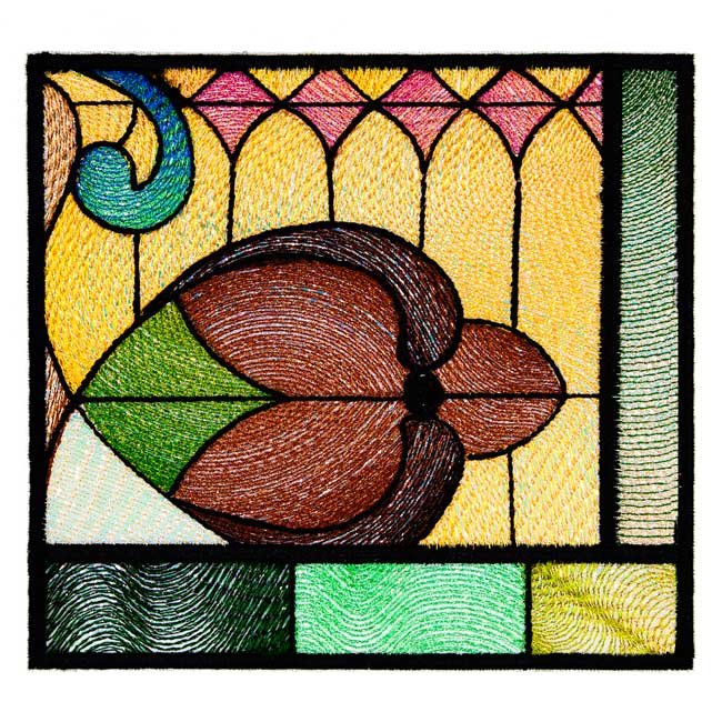 BFC2007 Earth Tones Stained Glass