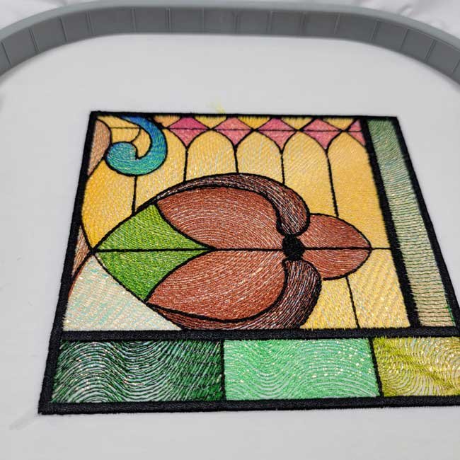 BFC2007 Earth Tones Stained Glass