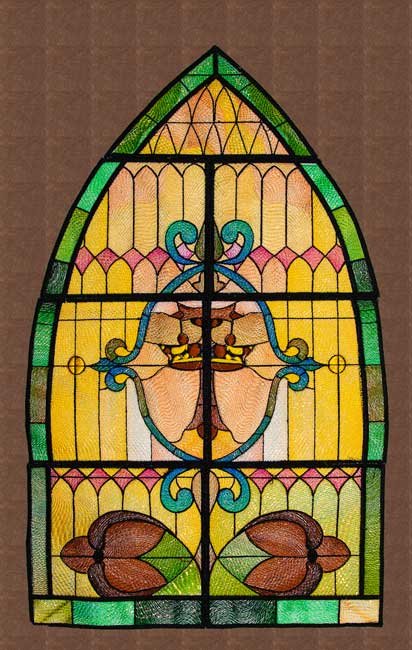 BFC2007 Earth Tones Stained Glass