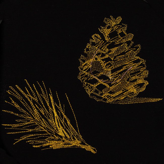 BFC2039 Golden Pinecones