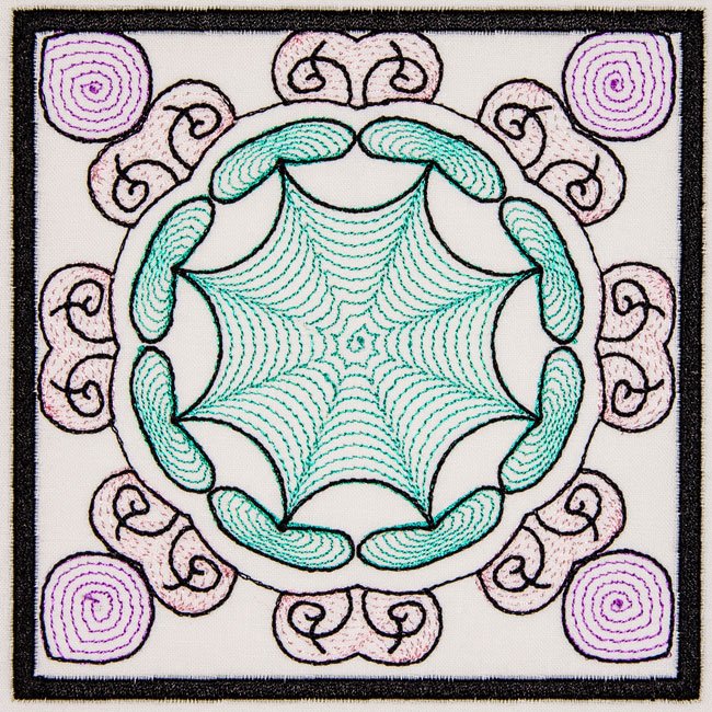 BFC2043 Sheer Watercolor Quilt Blocks