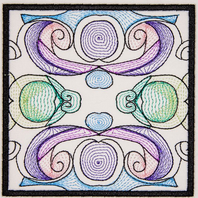 BFC2043 Sheer Watercolor Quilt Blocks