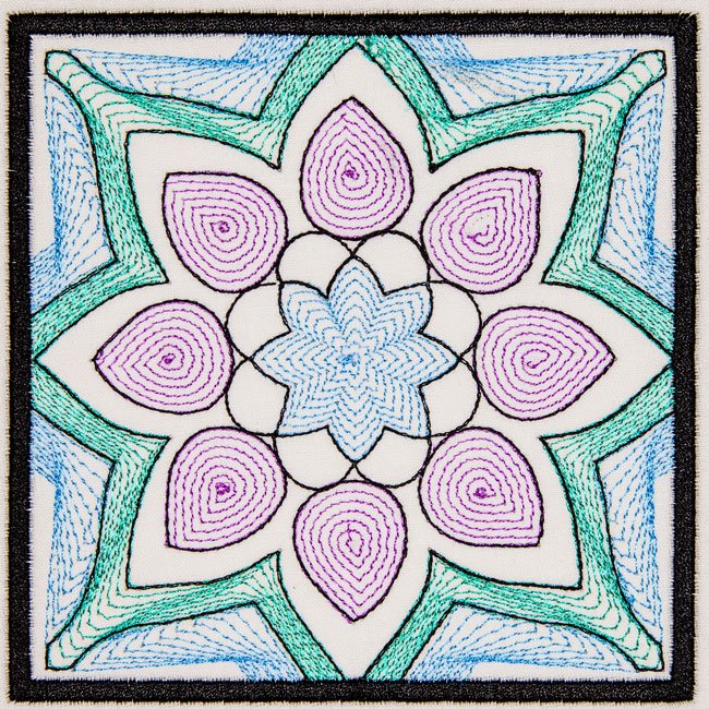 BFC2043 Sheer Watercolor Quilt Blocks
