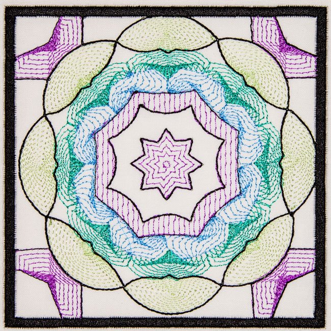BFC2043 Sheer Watercolor Quilt Blocks