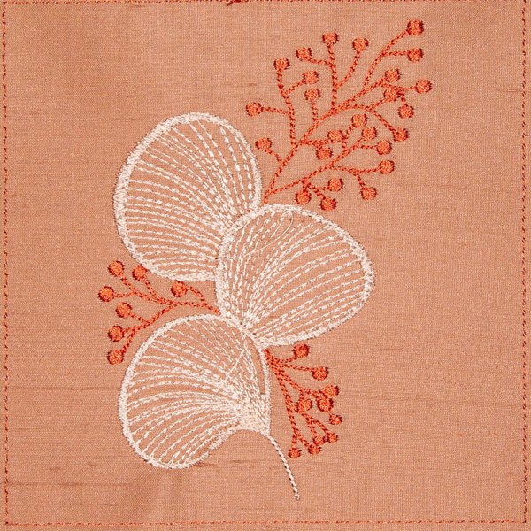 BFC2057 Waves of Ginkgo Quilt Blocks