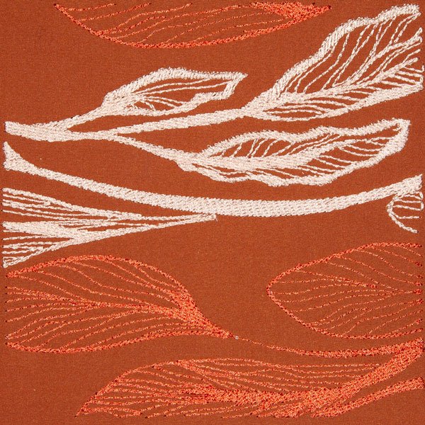 BFC2057 Waves of Ginkgo Quilt Blocks