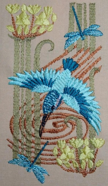 BFC0206 Fanciful Birds and Flowers