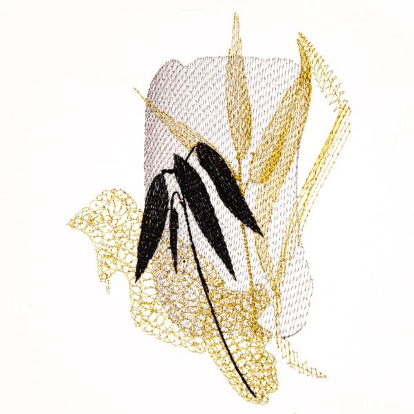 BFC2060 Gold and Black Asian Accents