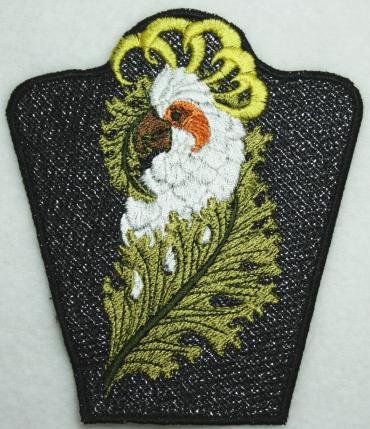 BFC0207 Lace Bowl & Doily Fanciful Cockatoo