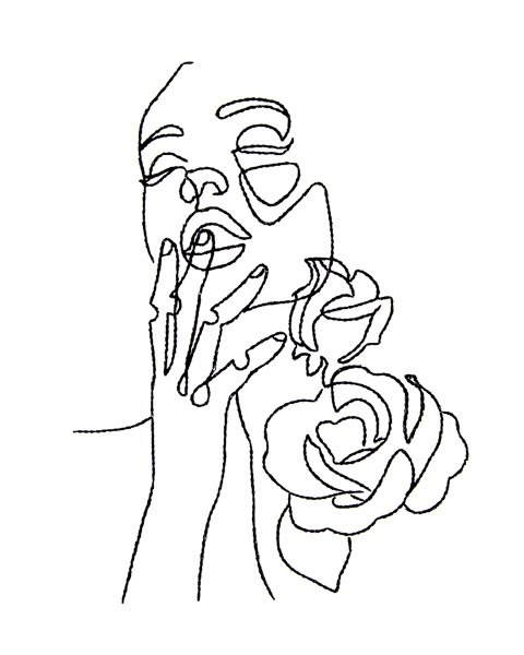 BFC2071 Women Portraits in a Minimalist Style