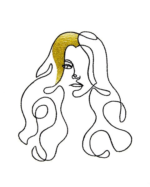 BFC2071 Women Portraits in a Minimalist Style