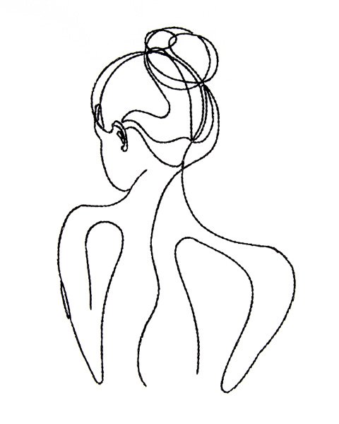 BFC2071 Women Portraits in a Minimalist Style