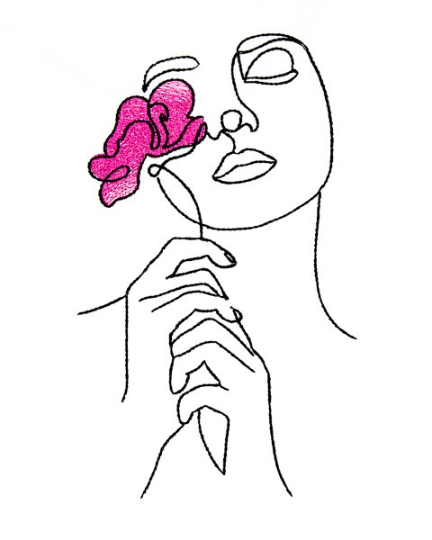 BFC2071 Women Portraits in a Minimalist Style