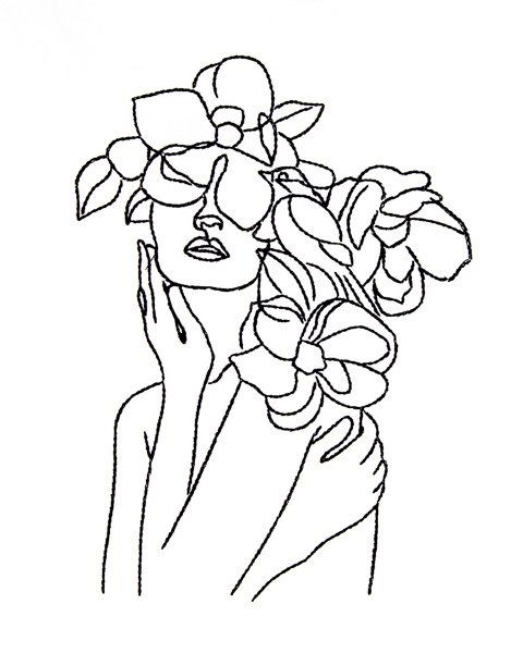BFC2071 Women Portraits in a Minimalist Style