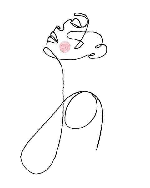 BFC2071 Women Portraits in a Minimalist Style