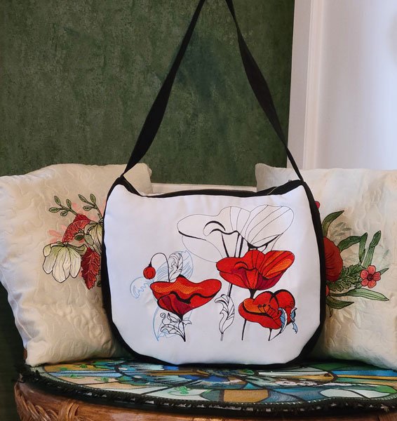 BFC2073 Modern Floral Handbag