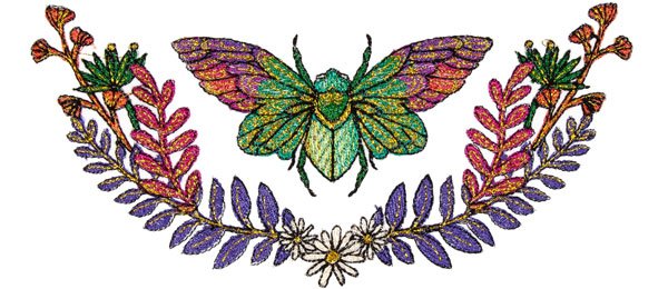 BFC2082 Insects with Flowers