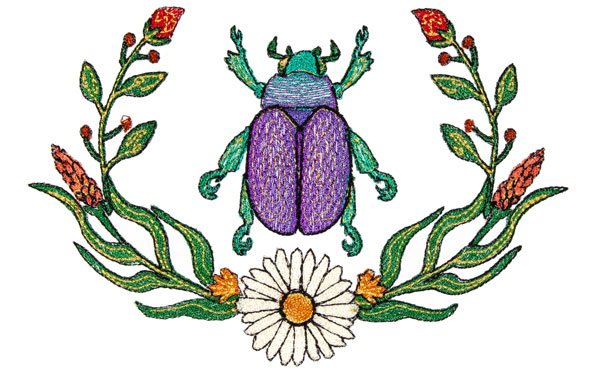 BFC2082 Insects with Flowers