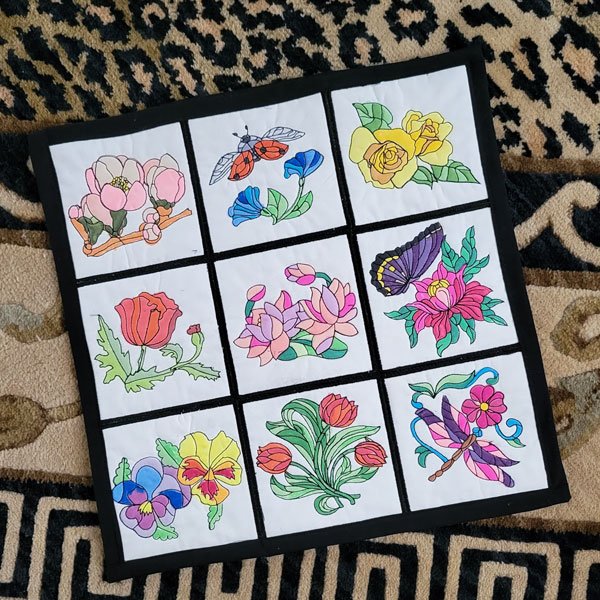 BFC2090 QIH Coloring Quilt Blocks