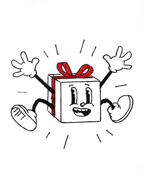 BFC2099 Vintage Christmas Cartoons