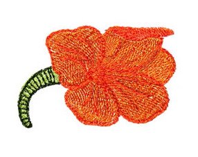 Art Nouveau Small Nasturtium