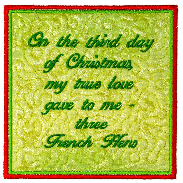 BFC2101  3rd Day of Christmas 2022