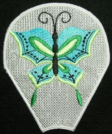 BFC0211 Lace Bowl & Doily Chinese Butterflies