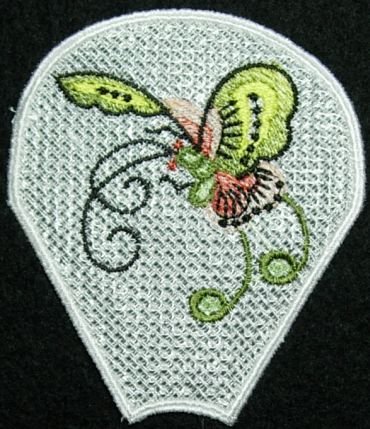 BFC0211 Lace Bowl & Doily Chinese Butterflies
