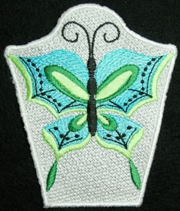 BFC0211 Lace Bowl & Doily Chinese Butterflies