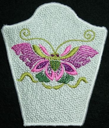 BFC0211 Lace Bowl & Doily Chinese Butterflies