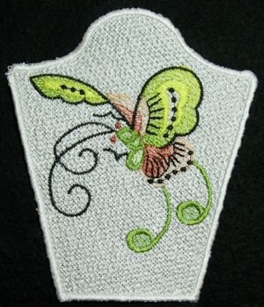 BFC0211 Lace Bowl & Doily Chinese Butterflies