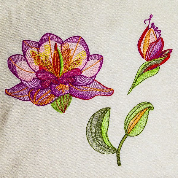 BFC2125 Fanciful Flowers