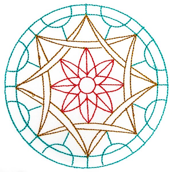 BFC2133 Quick Stitching, Fun Mandalas
