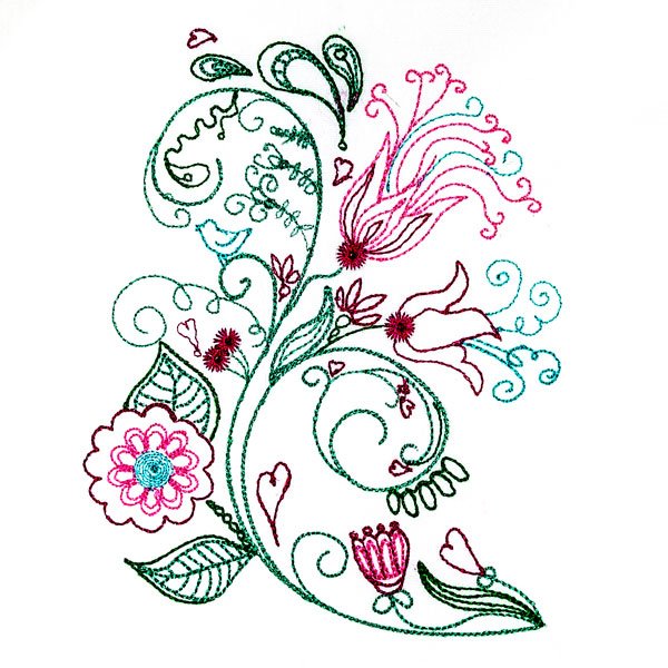 BFC2134 Delicate Florals