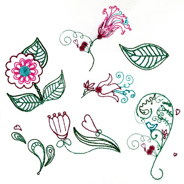 BFC2134 Delicate Florals