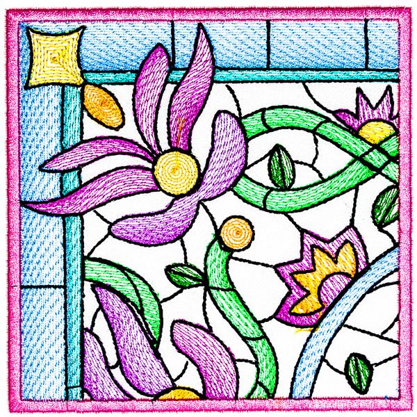 BFC2136  Pretty Colored Florals