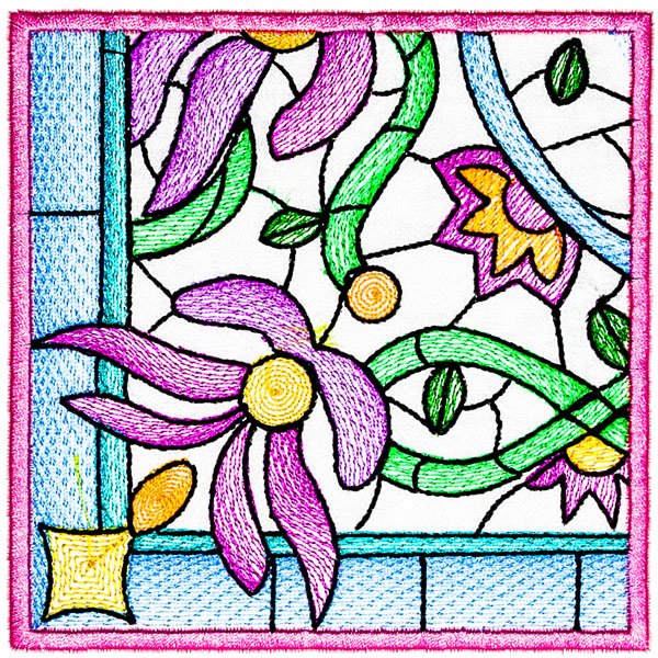 BFC2136  Pretty Colored Florals