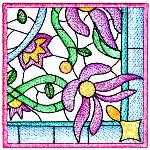BFC2136  Pretty Colored Florals