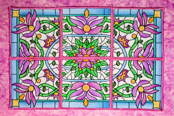 BFC2136  Pretty Colored Florals