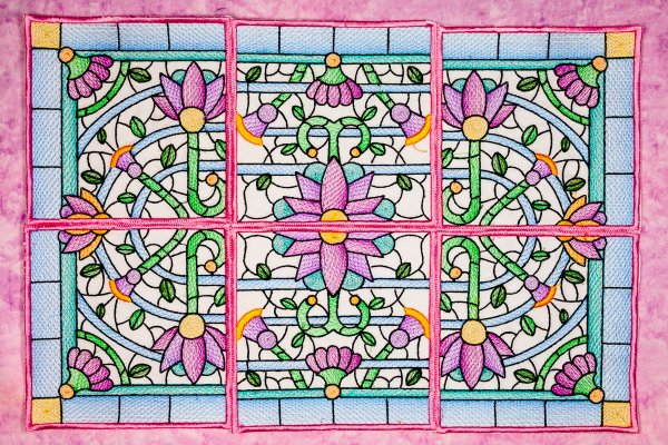 BFC2137  Pretty Colored Florals 2