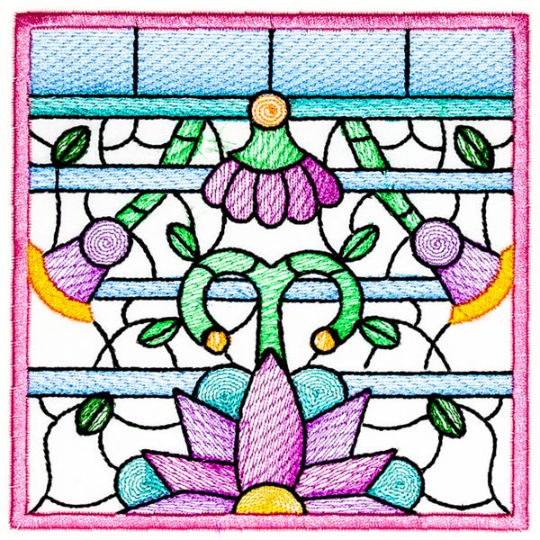 BFC2137  Pretty Colored Florals 2