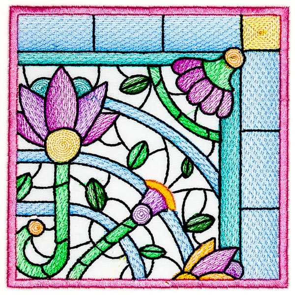 BFC2137  Pretty Colored Florals 2