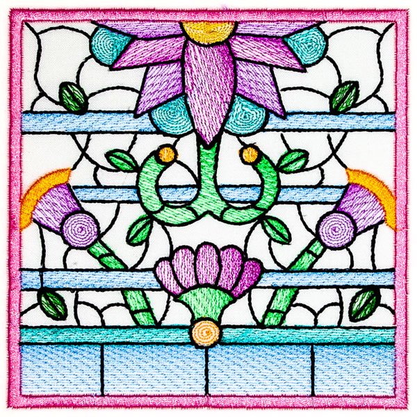 BFC2137  Pretty Colored Florals 2