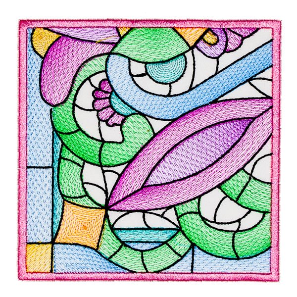 BFC2138  Pretty Colored Florals 3