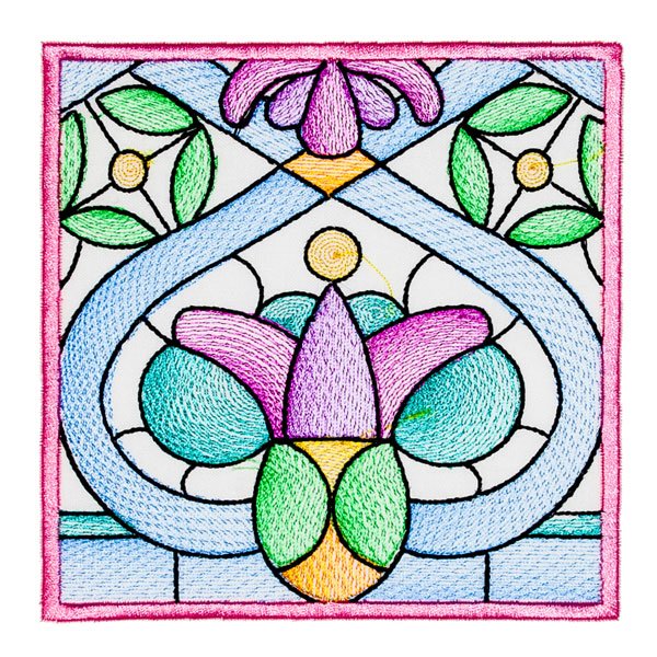 BFC2138  Pretty Colored Florals 3