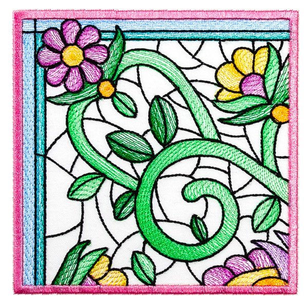 BFC2140  Pretty Colored Florals 4