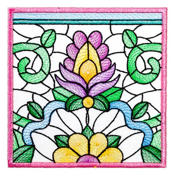 BFC2140  Pretty Colored Florals 4