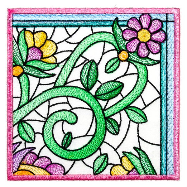 BFC2140  Pretty Colored Florals 4