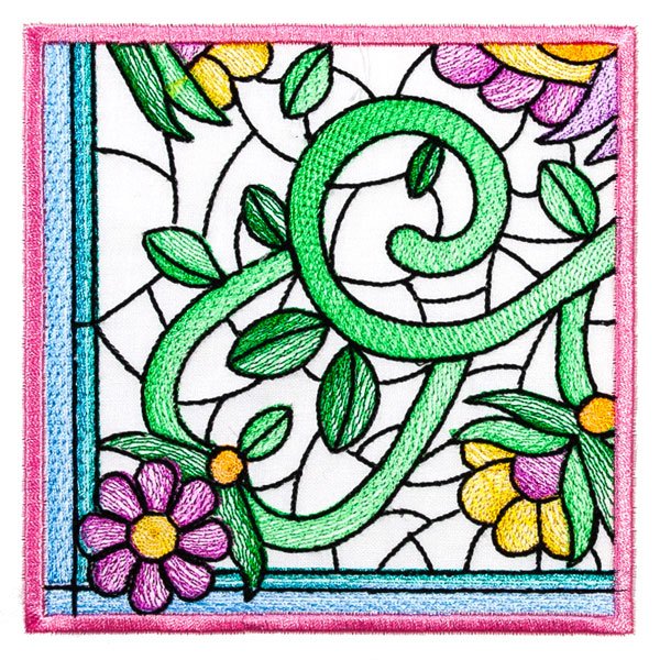 BFC2140  Pretty Colored Florals 4